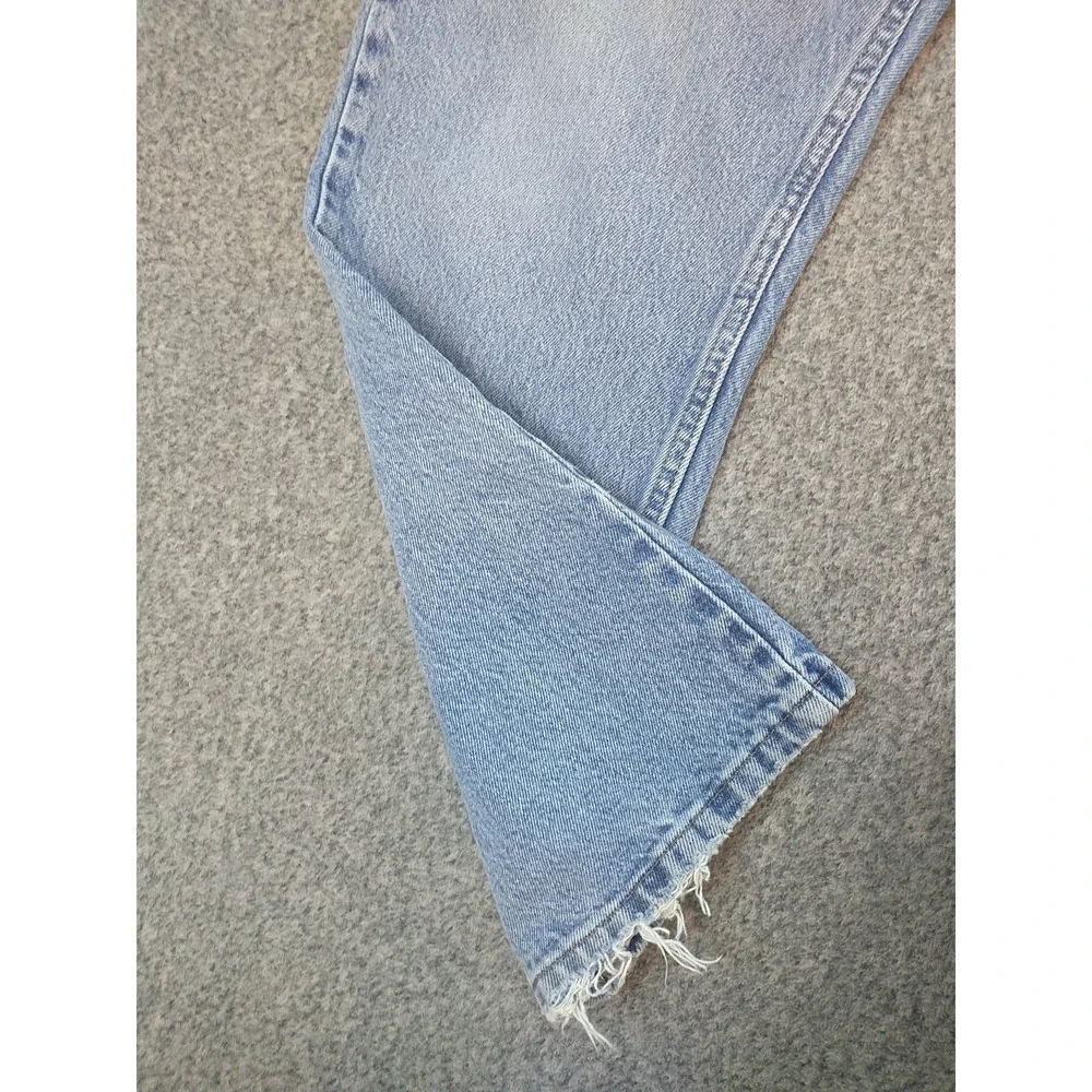 Wrangler Mens 9760WDR Light Wash Straight Leg Cotton Denim Jeans Blue 36x29